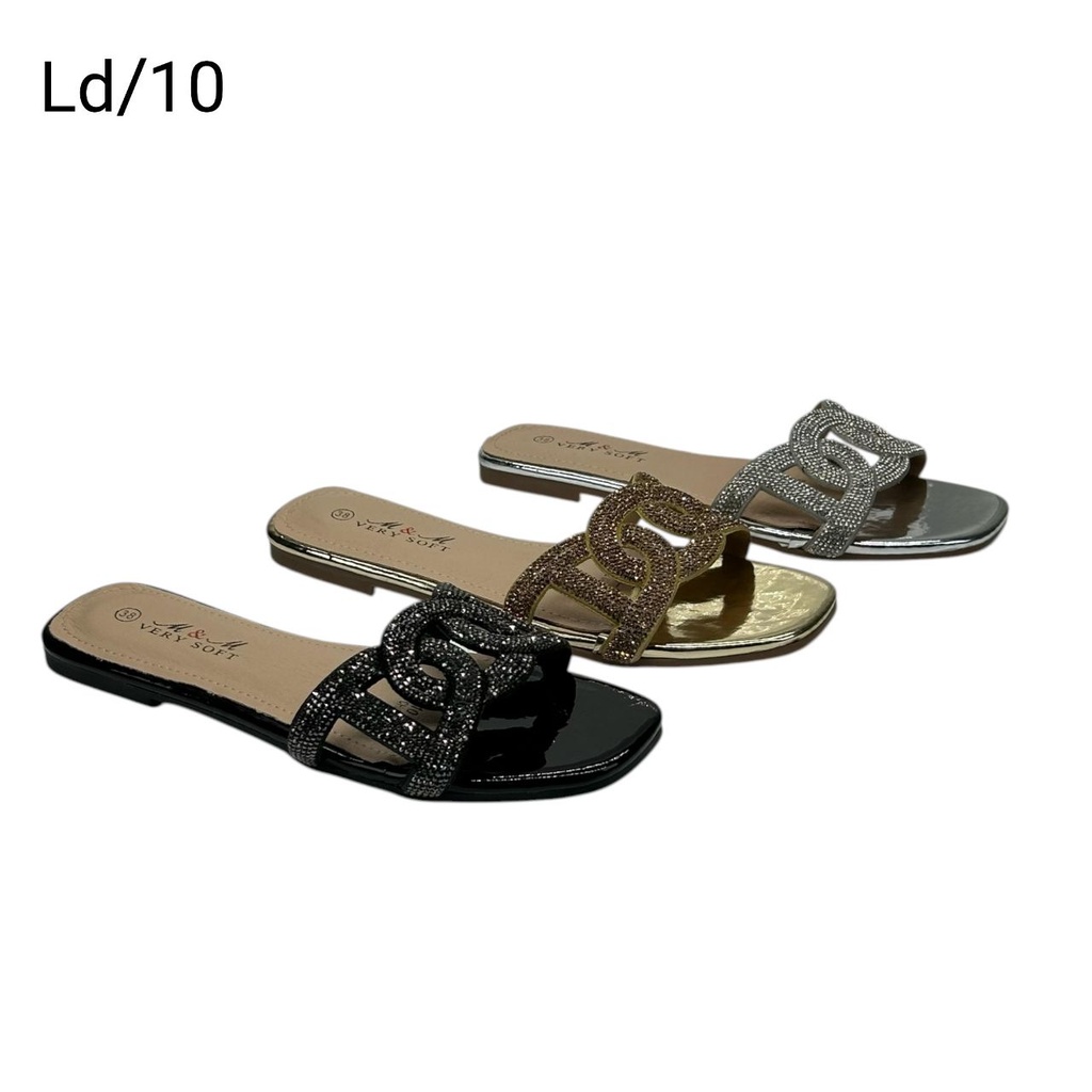 شبشب نسائي LD/10  37-41  كرستال E4