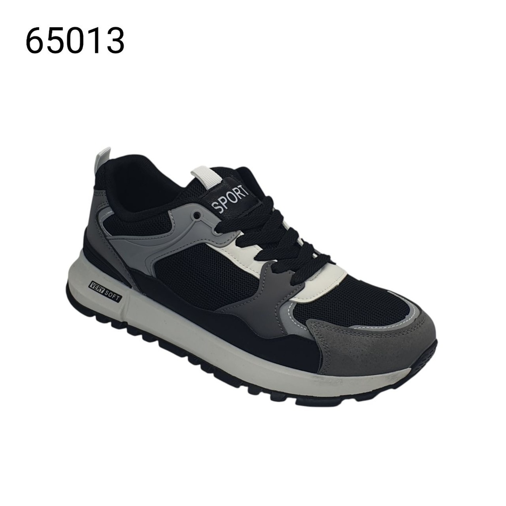 سبورت رجالي65013  40-45 اسودكري-اورنج كري-بلو F3