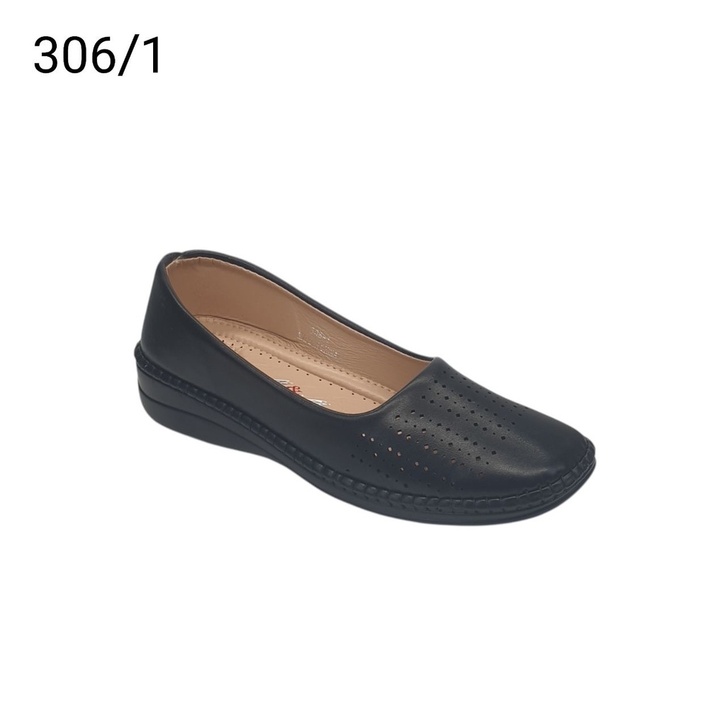 جزمة نسائي  306/1  اسود  38-43   E3