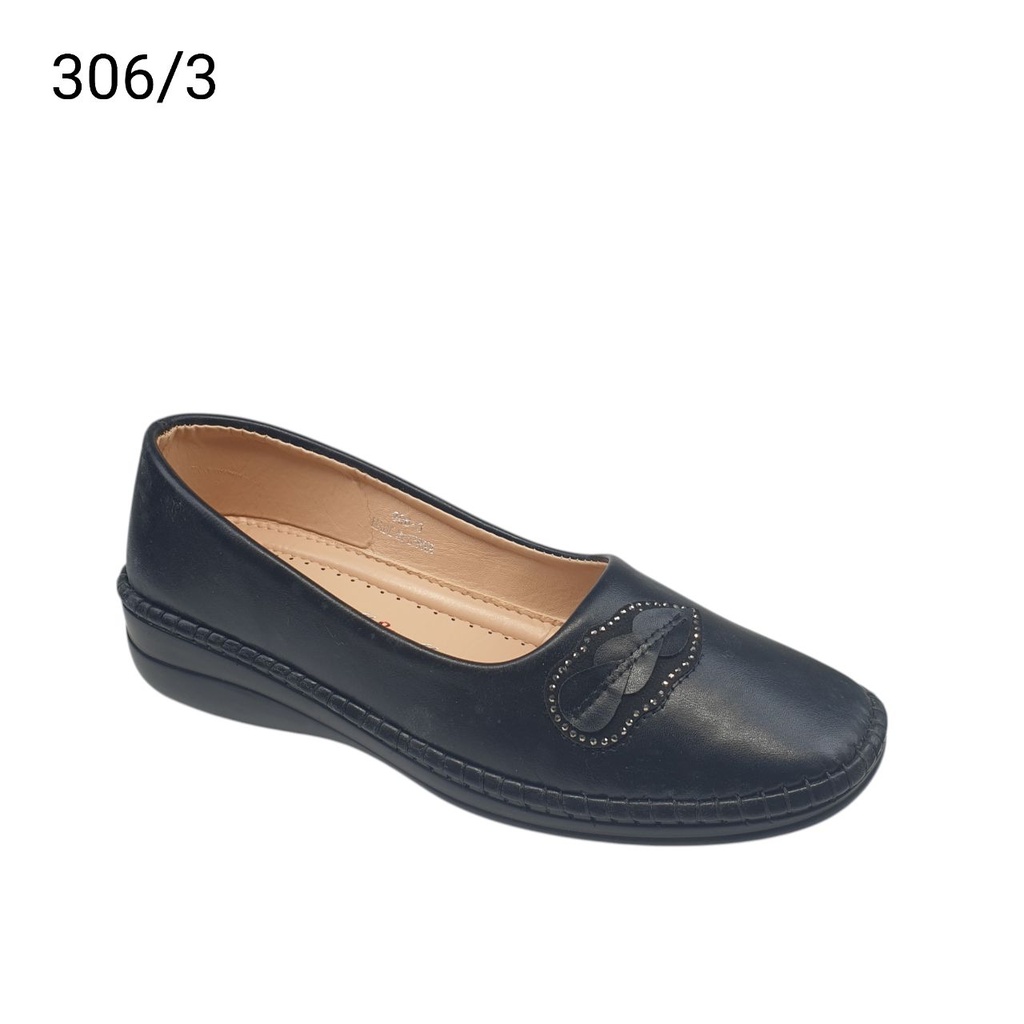 جزمة نسائي  306/3  اسود    38-43      A/3  
