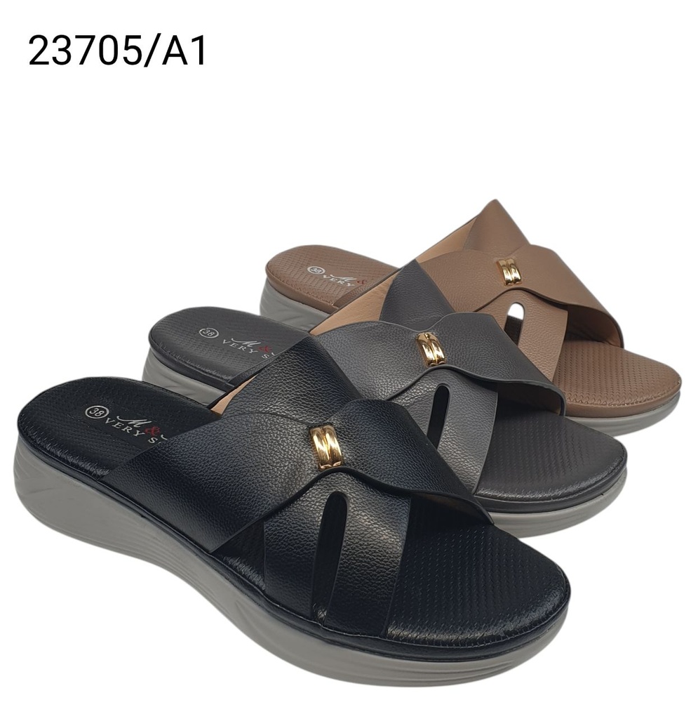 شبشب نسائي  23705/A1  اسود    37-41 