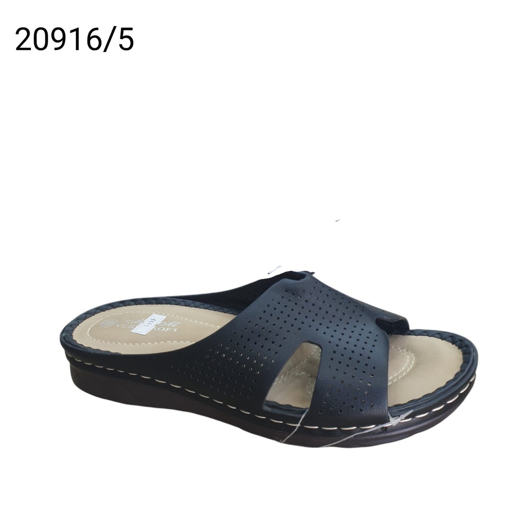 شبشب نسائي 20916/5  اسود 38-43   F2