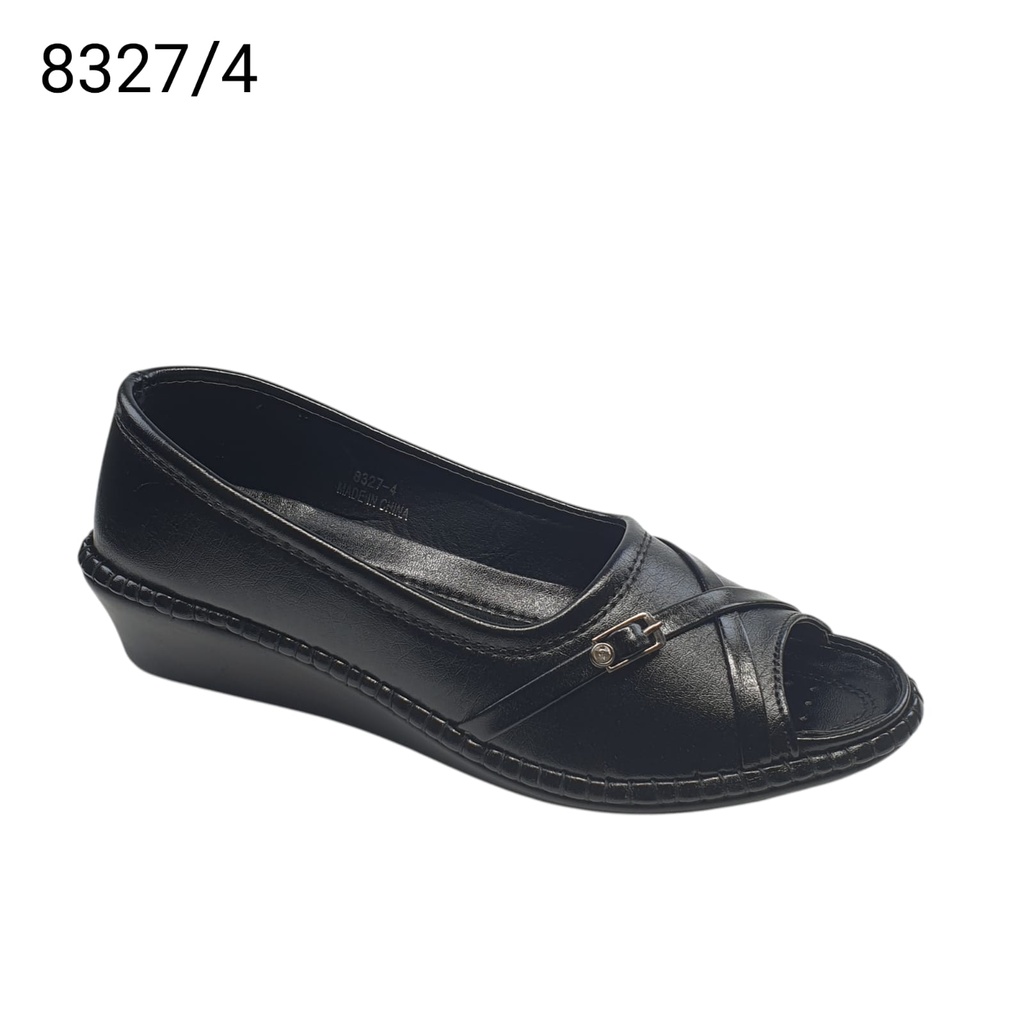 جزمة مفتوح نسائي  8327/4  اسود    38-43  