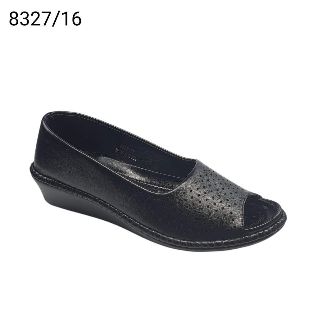 جزمة مفتوح نسائي  8327/16  اسود    38-43  