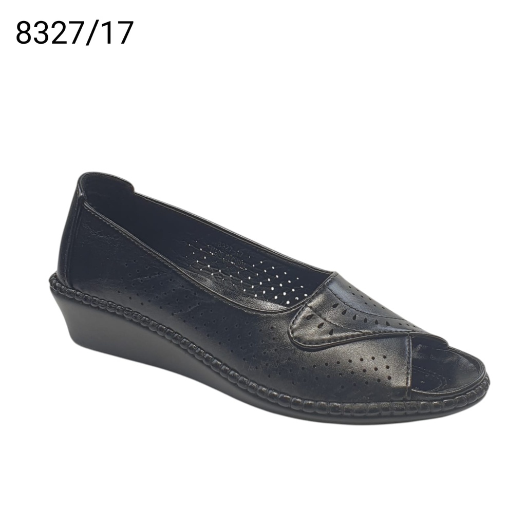 جزمة مفتوح نسائي  8327/17  اسود    38-43  