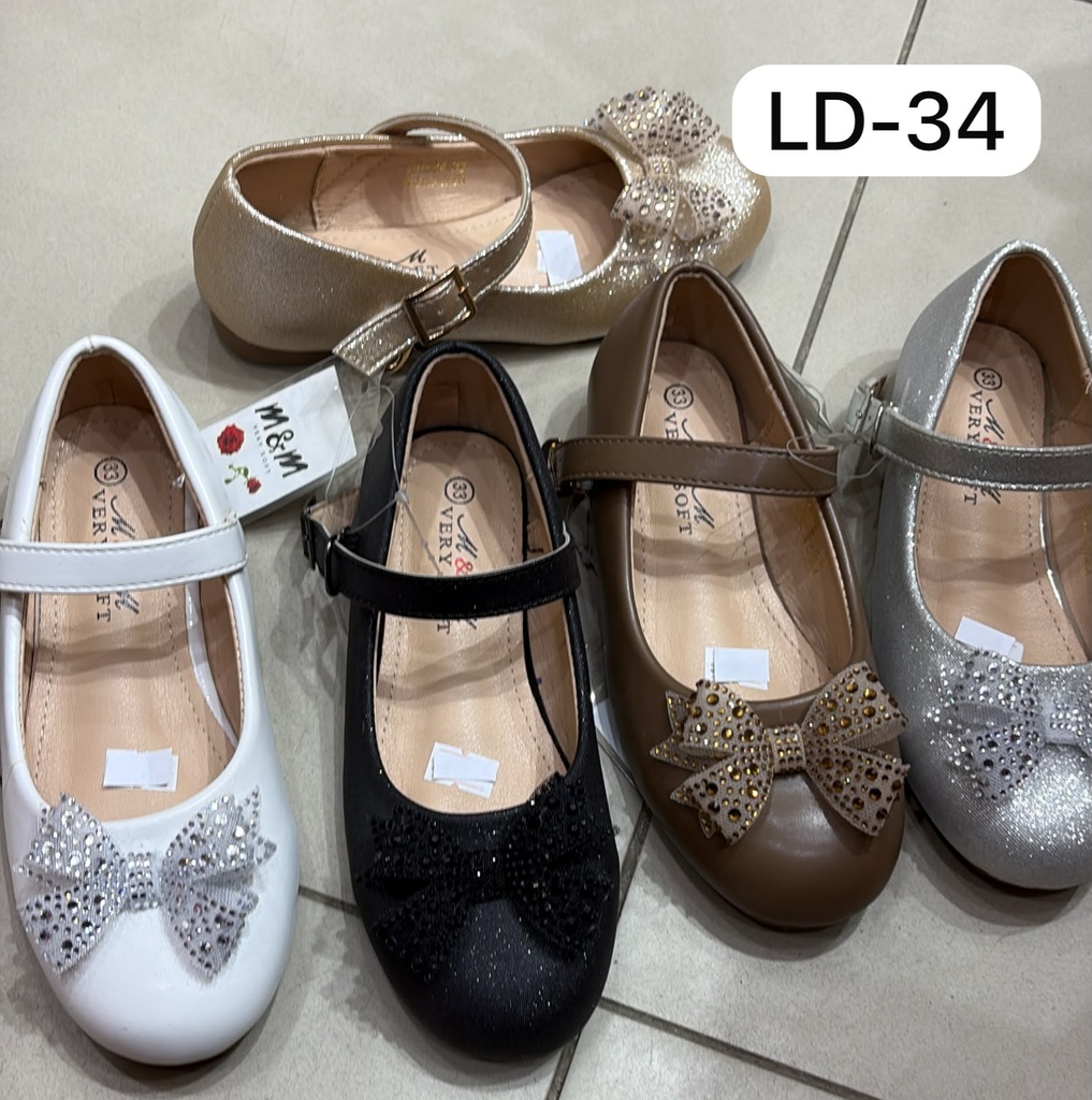 جزمةبناتي LD/34  31-36 D6 فضي