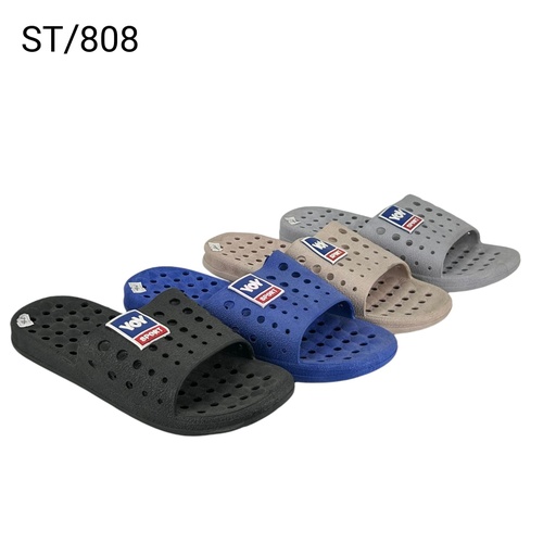 بلاستك رجالي 808 ملون  40-45 شد36   A3