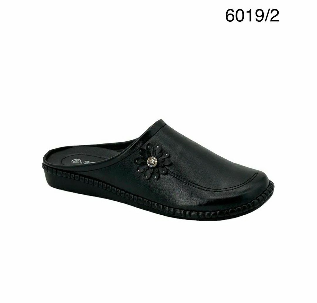 سابو نسائي  6019/2  اسود وردة   38-43      D5