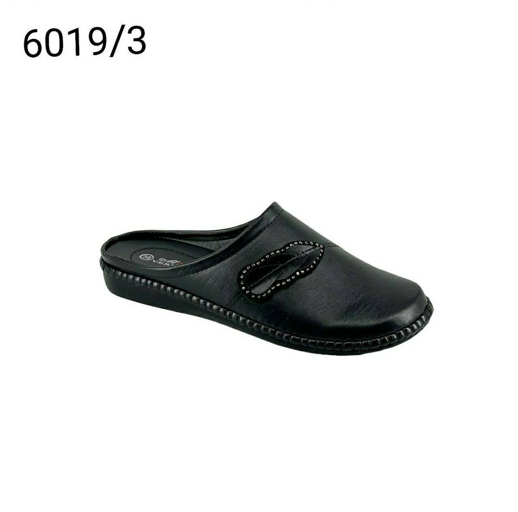 سابو نسائي  6019/3  اسود ارضيةاسود   38-43      E6