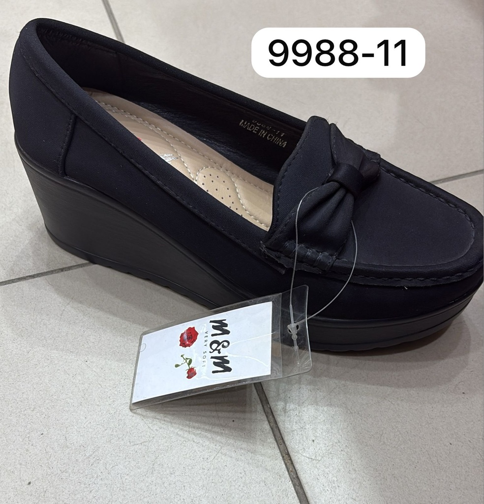 جزمة نسائي  9988/11  اسود    36-41      E6
