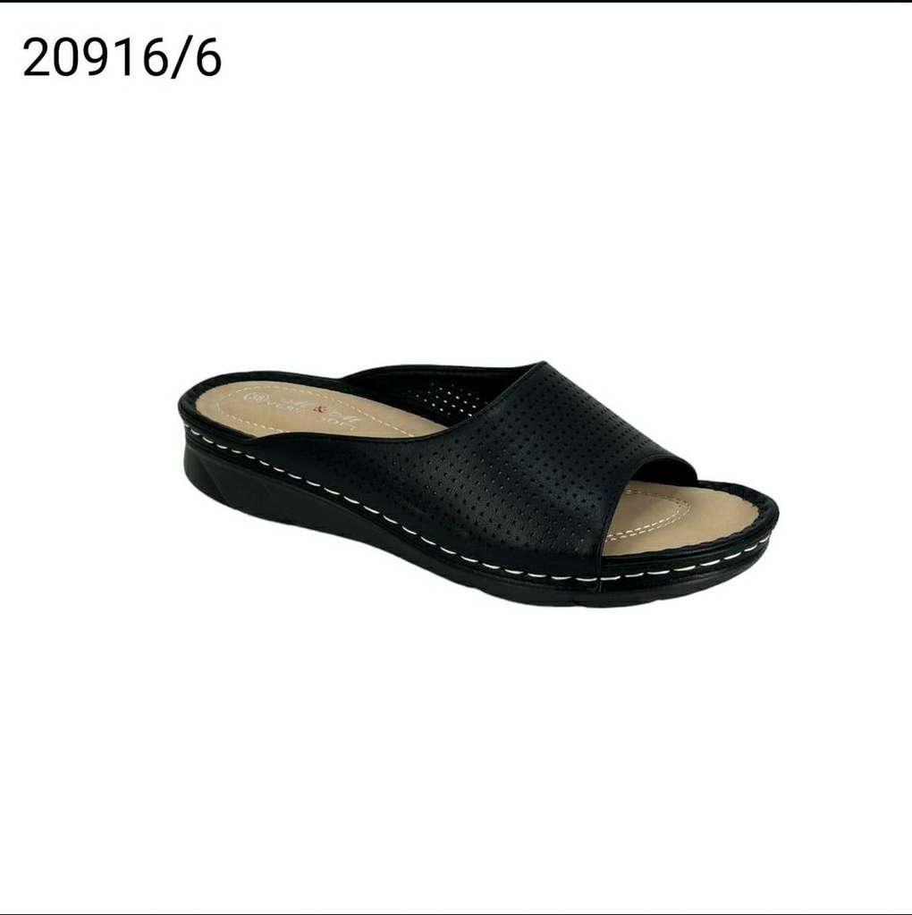 شبشب20916/6  اسود37-42   C4