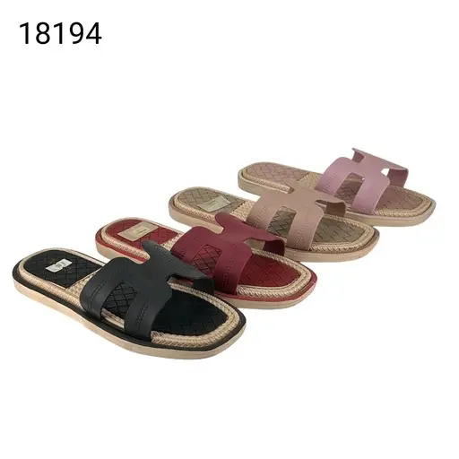 شبشب نسائي  18194  اسود كلارك-بركوت-ككي وردات   37-41   شد36   A3