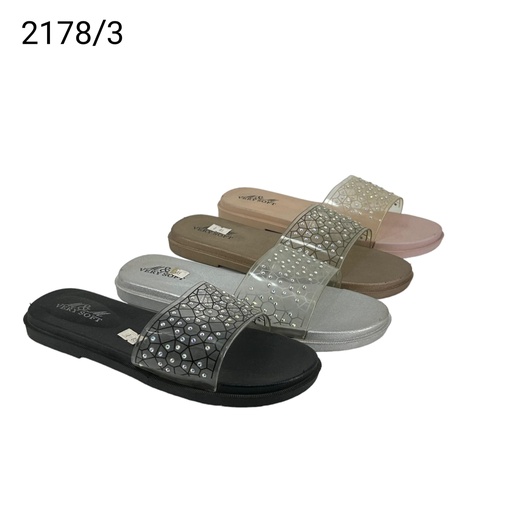 شبشب نسائي  2178/3  ملون    37-41   شد36   A3