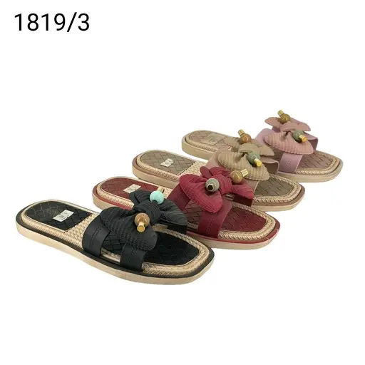 شبشب نسائي  18193  ملون وردات   37-41   شد36   A3