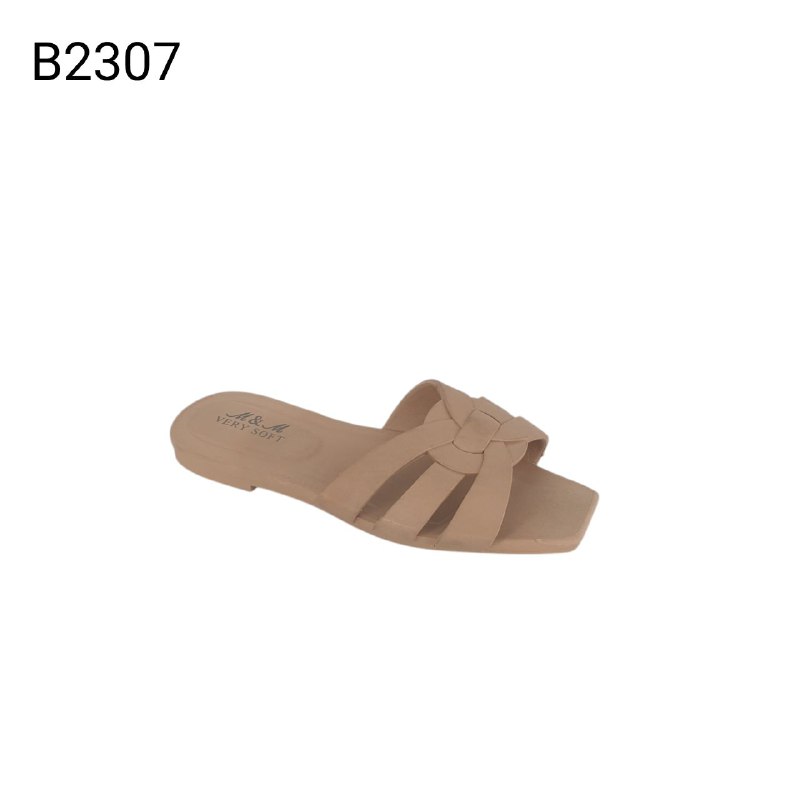 شبشب نسائي  B2307  ملون    36-40   شد36   F3