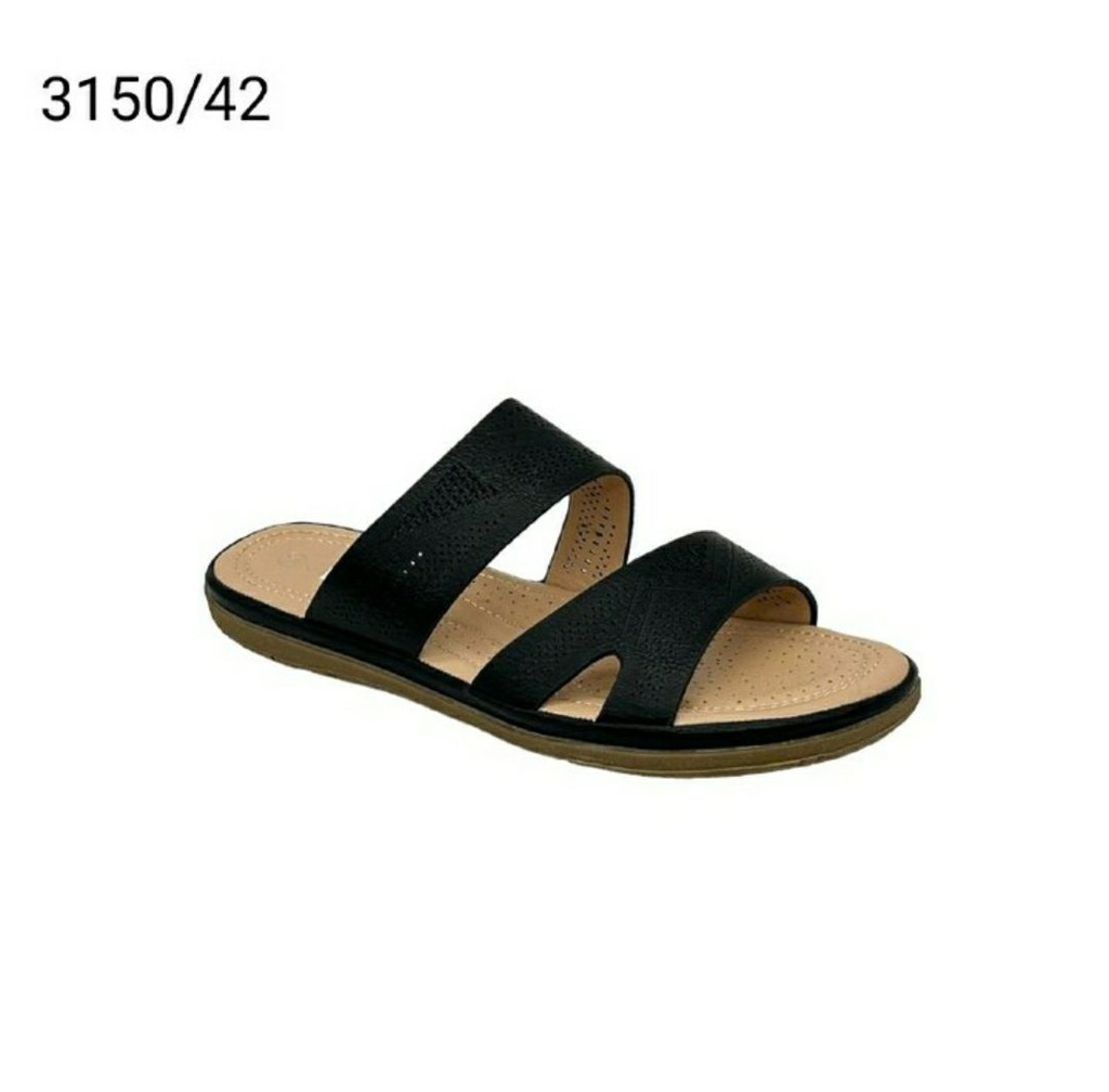 شبشب نسائي  3150/42  اسود    37-42      B3