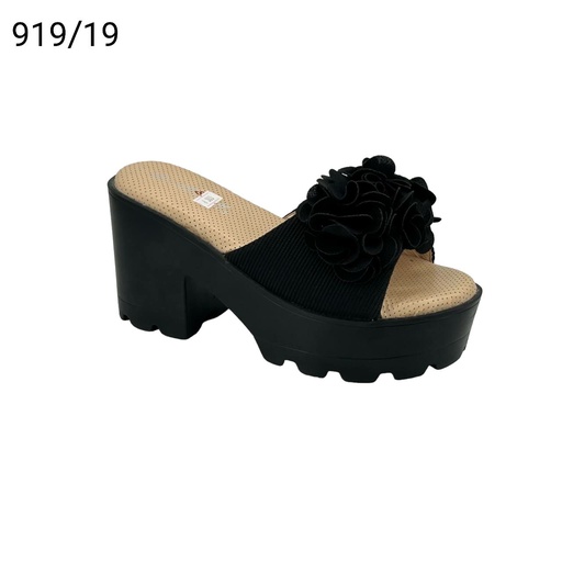 شبشب نسائي  919/19  اسود    37-41      B6