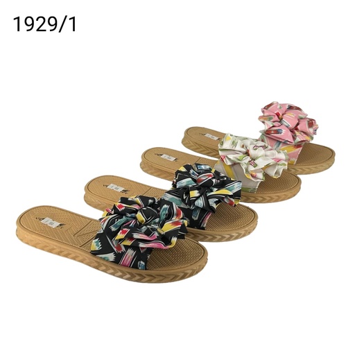 شبشب قماش1929/1ملون 36-41 شد36  B6