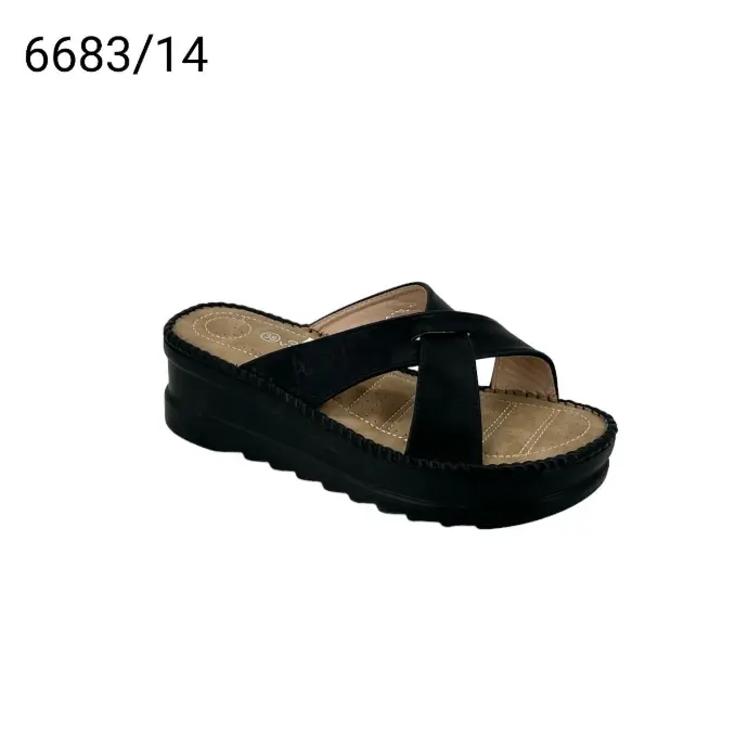شبشب 6683/14 اسود37-41  D4