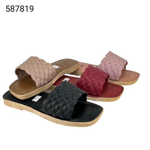 بلستك   587819  ملون 38-42 شد36   F5