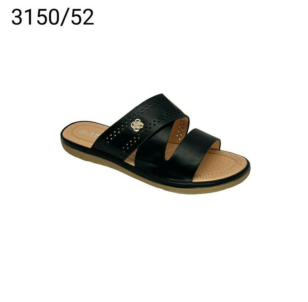 شبشب نسائي  3150/52  اسود    37-41      A3