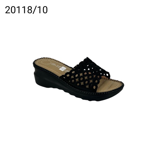 شبشب نسائي  20118/10  اسود    37-42      A6