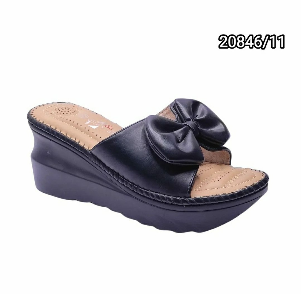 شبشب20846/11ربطة اسود37-41  D6