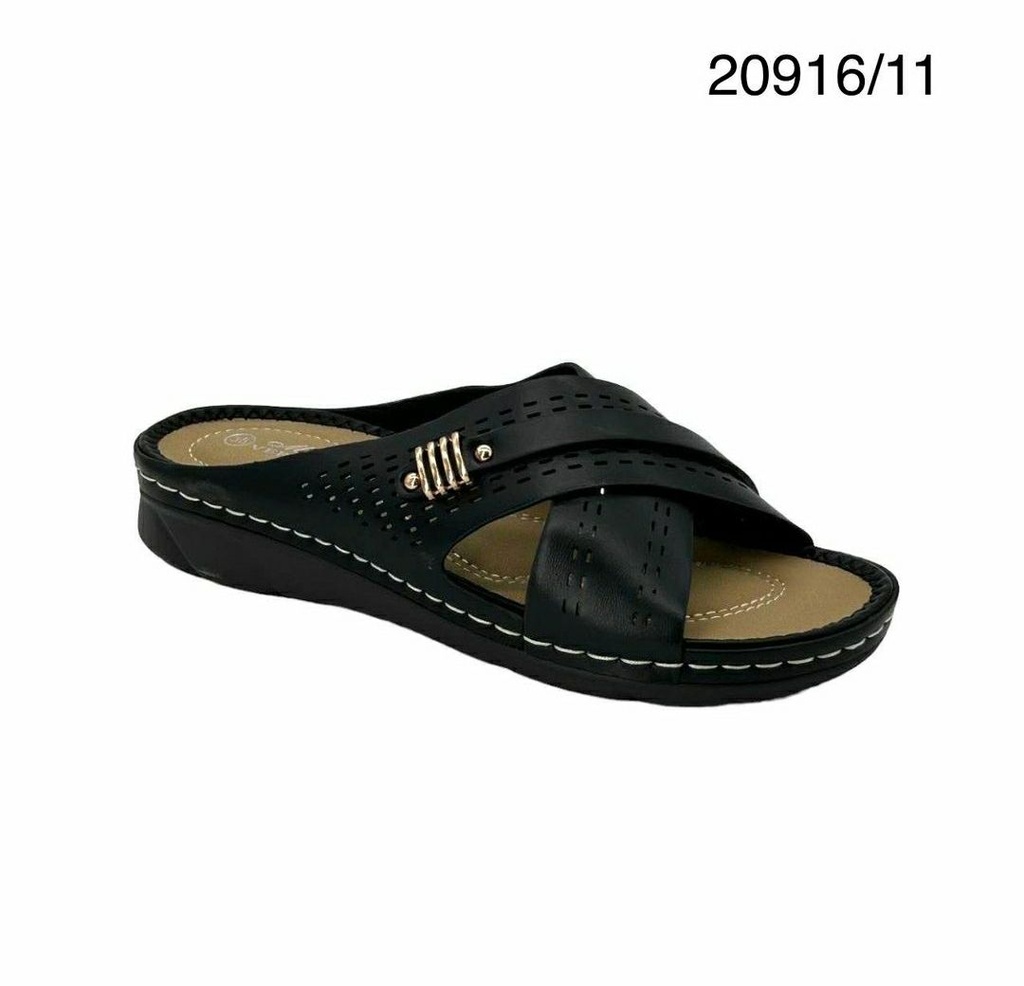 شبشب نسائي  20916/11  اسود    37-42      B6