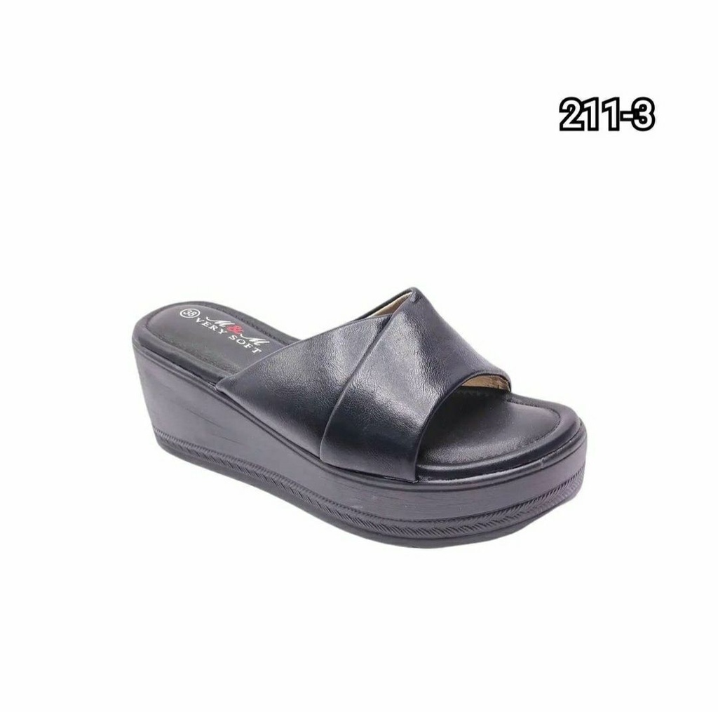 شبشب 211/3  اسود37-41  E6