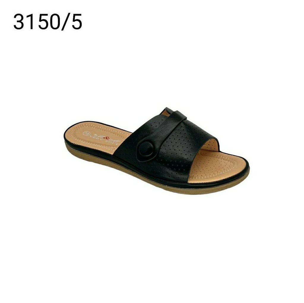 شبشب نسائي  3150/5  اسود    37-41      E3