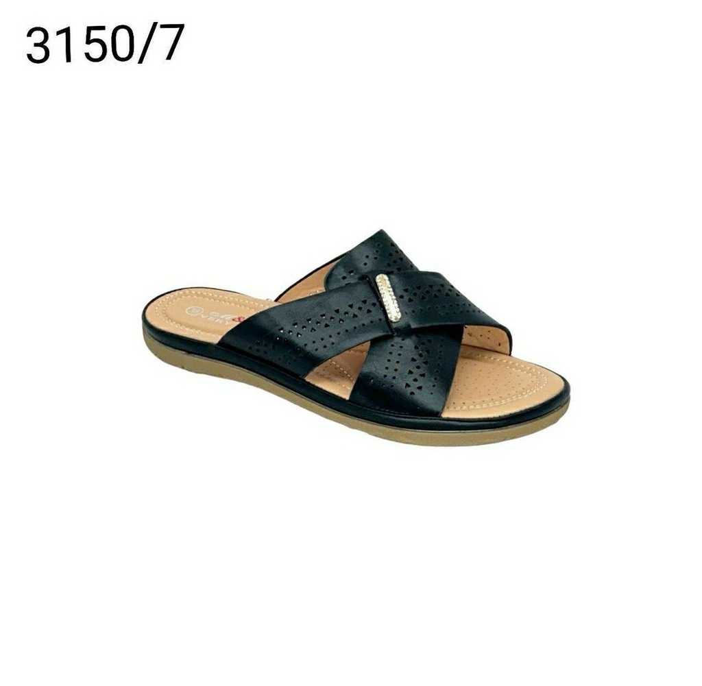 شبشب نسائي  3150/7  اسود    37-41      B4