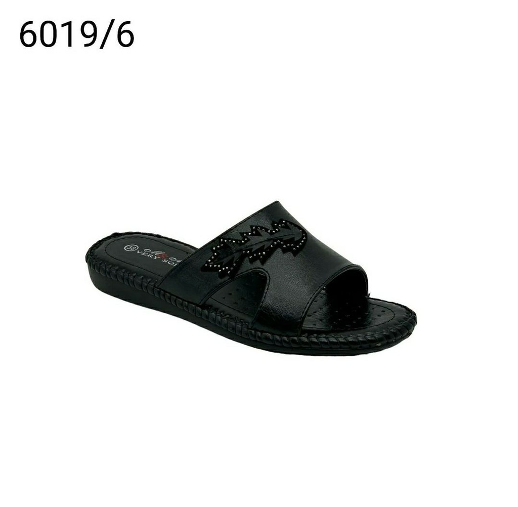 شبشب نسائي  6019/6  اسود    38-43      F6