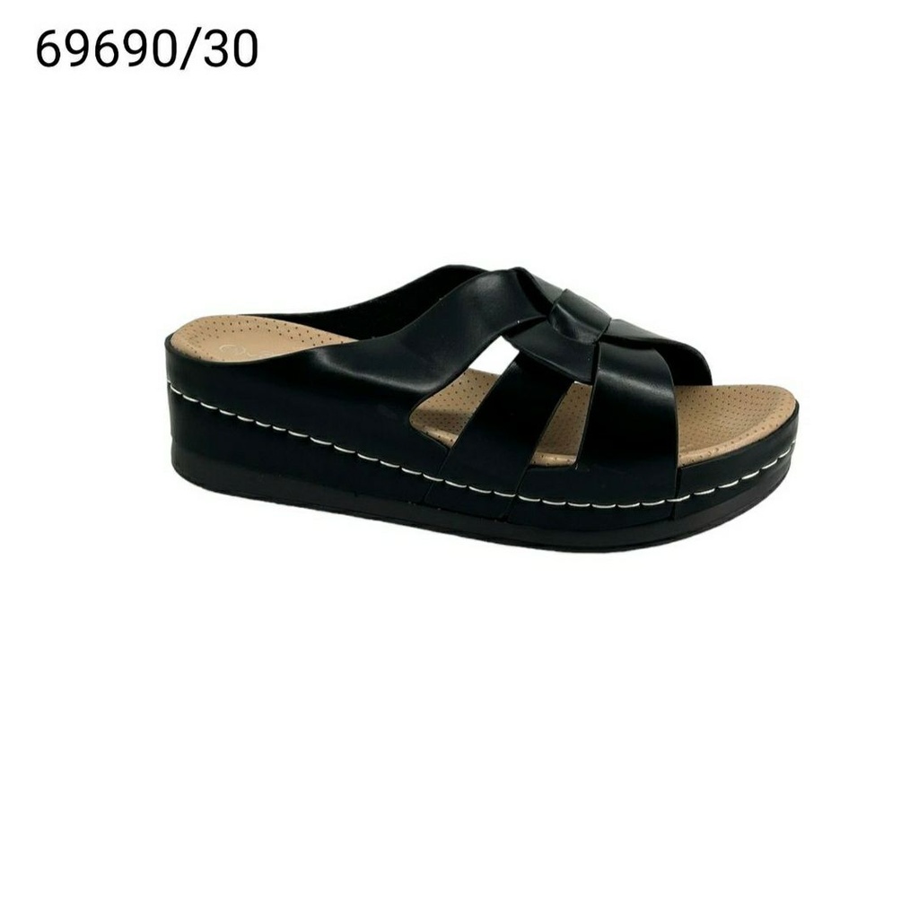 شبشب نسائي  69690/30  اسود    37-42      B6