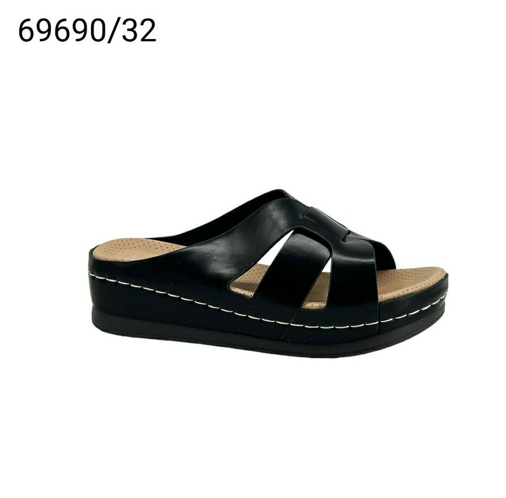 شبشب نسائي  69690/32  اسود    37-42      B6