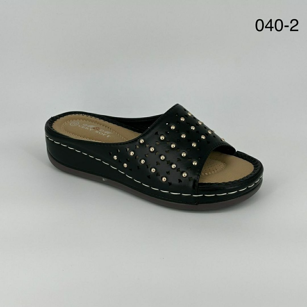 شبشب نسائي  040/2  اسود    37-42      C5