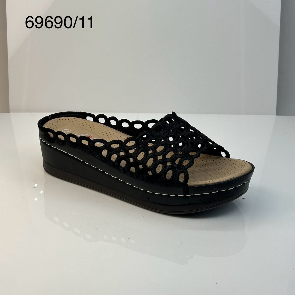 شبشب نسائي  69690/11  اسود  37-42  B4 