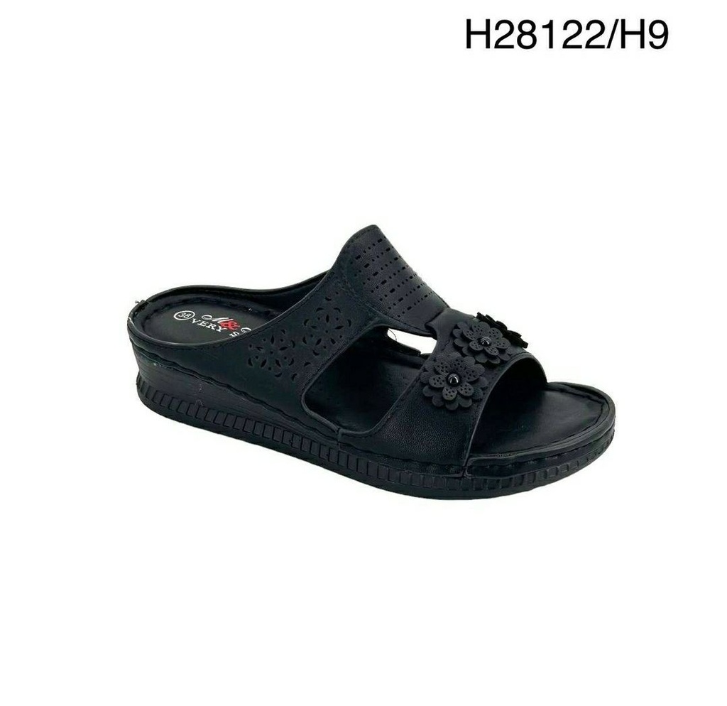 شبشب نسائي  H28122/H9  اسود    37-41      C5