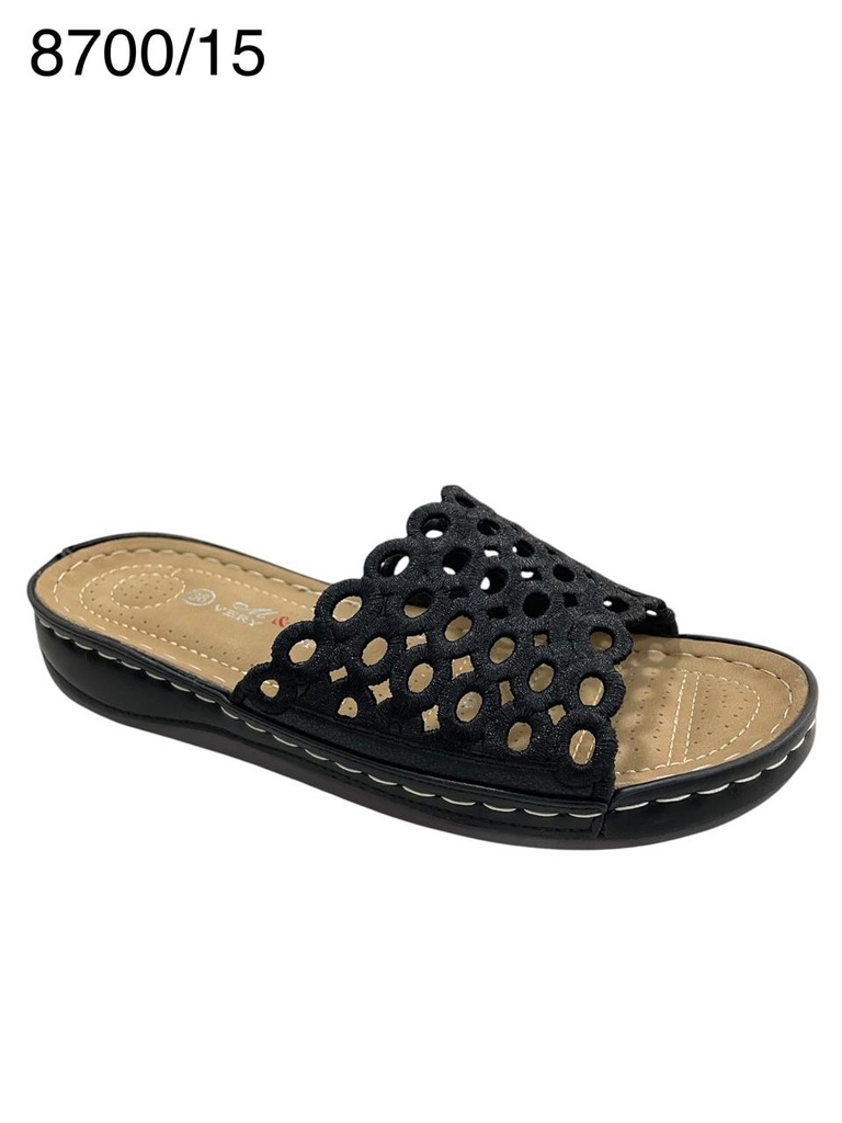 شبشب نسائي  8700/15  اسود    37-42   E2