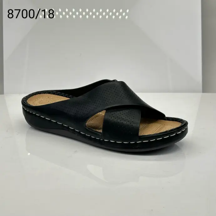 شبشب نسائي  8700/18  اسود    38-42   B4