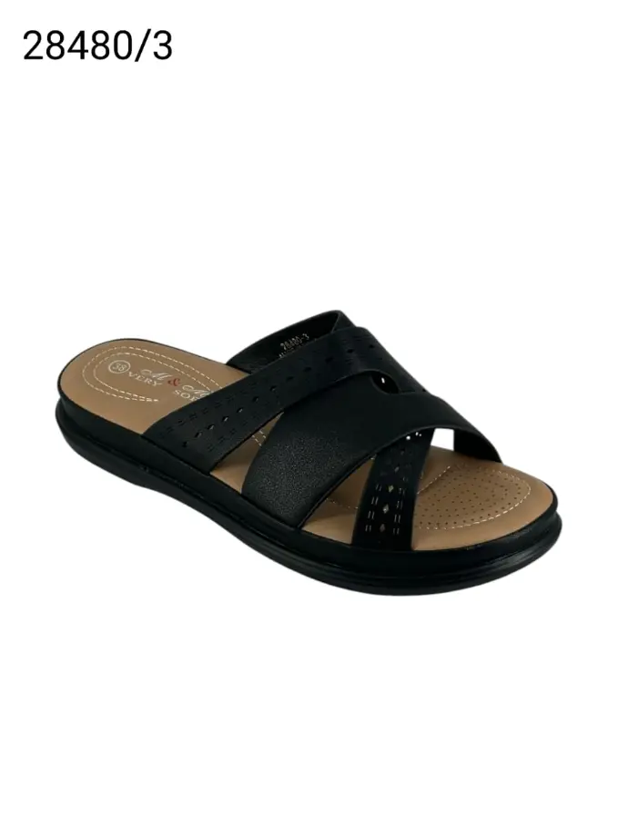 شبشب 28480/3 اسود37-41 B6 B5