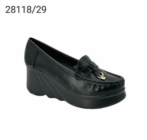 [28118/29] جزمة نسائي  28118/29  اسود    36-40      A6