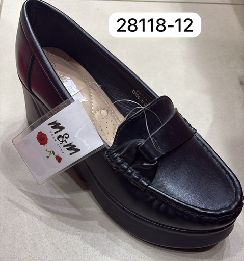 [28118/12] جزمة نسائي  28118/12  اسود 36-41   B6