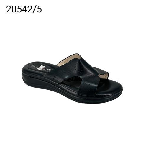 [20542/5] شبشب نسائي  20542/5  اسود    37-42      B3