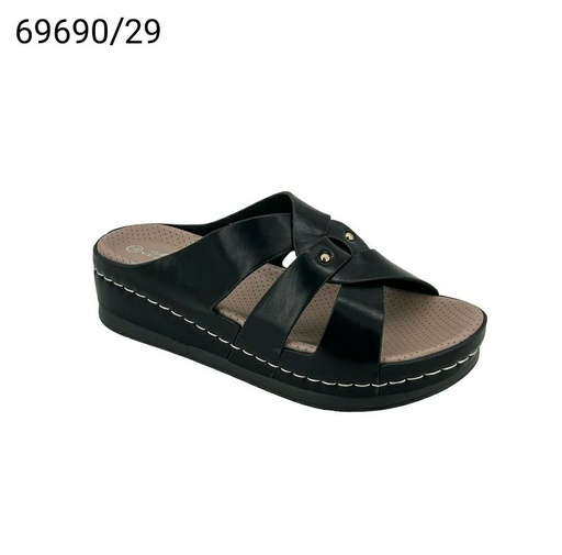 [69690/29] شبشب نسائي  69690/29  اسود    37-42      B3