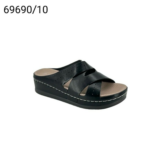 [69690/10] شبشب نسائي  69690/10  اسود    37-42      B4