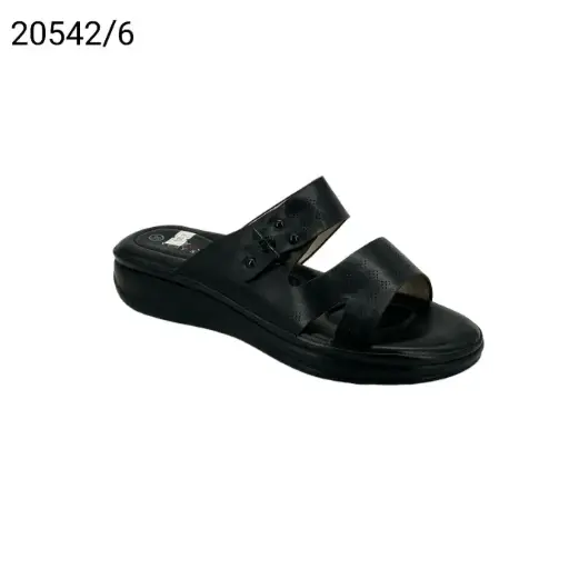 [20542/6] شبشب نسائي  20542/6  اسود    37-42      B4