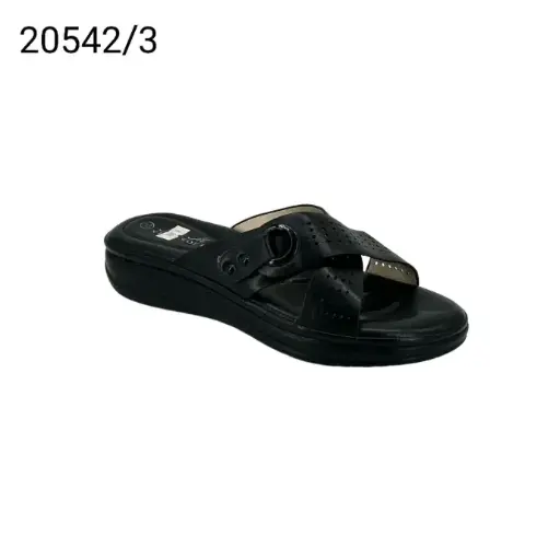 [20542/3] شبشب نسائي  20542/3  اسود    37-42      B4