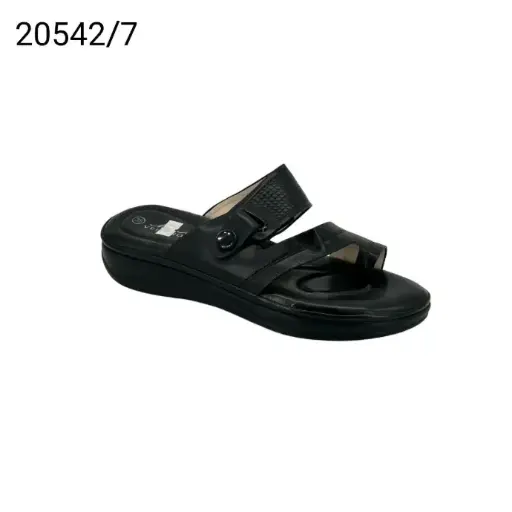 [20542/7] شبشب نسائي  20542/7  اسود    37-42      B4