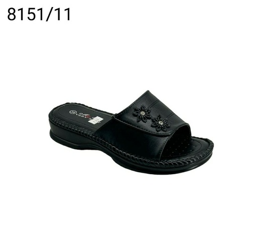 [8151/11] شبشب نسائي  8151/11  اسود    38-43      A4