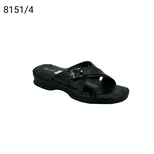 [8151/4] شبشب نسائي  8151/4  اسود    38-43      B4